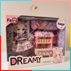 Búp bê Dreamy xe kem 6635 đồ chơi cho bé Peekapaw Toys