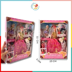Hộp đồ chơi búp bê và phụ kiện váy 8892 PeeKaPaw Toys