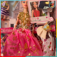 Hộp đồ chơi búp bê và phụ kiện váy 8892 PeeKaPaw Toys