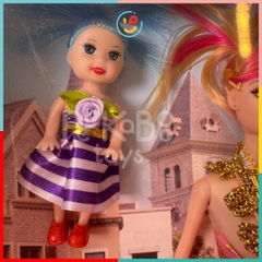 Hộp đồ chơi búp bê và phụ kiện váy 8892 PeeKaPaw Toys