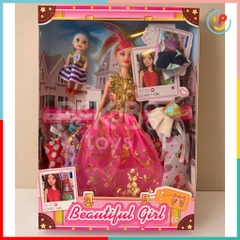 Hộp đồ chơi búp bê và phụ kiện váy 8892 PeeKaPaw Toys
