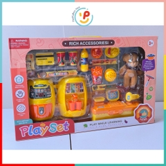 Đồ Chơi Mô Phỏng Siêu Thị Thức Ăn Nhanh 626-139 Máy Chiên, Máy Nước Ngọt PeeKaPaw Toys