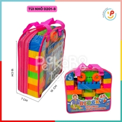 Túi lắp ráp xếp hình khối sáng tạo cho bé phát triển tư duy PeeKaPaw Toys