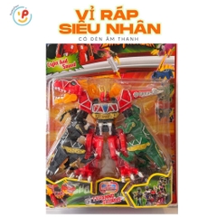 Đồ chơi vỉ lắp ráp xếp hình Robot Siêu nhân nhiều mẫu cỡ lớn có đèn âm thanh PeeKaPaw Toys
