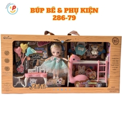 Đồ chơi hộp búp bê mini và phụ kiện phòng ngủ 286-79 PeeKaPaw Toys