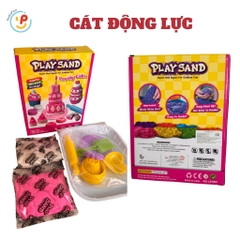 Đồ chơi Cát Động Lực Kèm Khuôn PLAYSAND Building Blocks 500g PeeKaPaw Toys