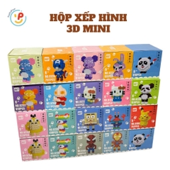 Hộp xếp hình lắp ráp 3D Mini 15cm nhiều mẫu nhân vật hoạt hình PeeKaPaw Toys