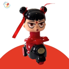 Đồ chơi vô tri xả stress Na Tra nhấn đầu chạy xe - đổi mặt PeeKaPaw Toys