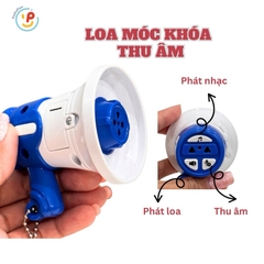 Đồ chơi Loa mini móc khoá có thể phát nhạc thu âm phát lại megaphone PeeKaPaw