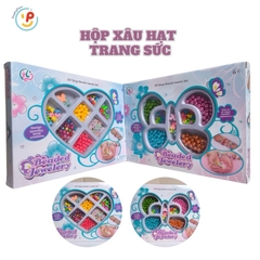 Hộp đồ chơi phụ kiện xâu hạt làm vòng tay dây chuyền cho bé 556 PeeKaPaw