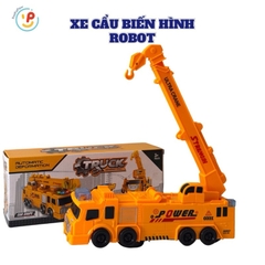 Đồ chơi xe cẩu biến hình robot 222-20 PeeKaPaw Toys