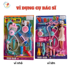 Vỉ đồ chơi dụng cụ bác sĩ búp bê y tá PeeKaPaw Toys