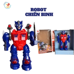 Đồ chơi robot chiến binh dùng pin có âm thanh di chuyển được 8802 PeeKaPaw
