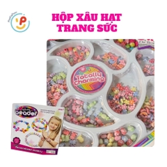 Đồ chơi khéo tay Xâu Vòng chuỗi hạt nhiều màu đa dạng chi tiết kiểu dáng cho bé