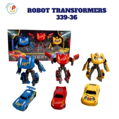 Đồ Chơi 3 Robot Biến Hình Thành Xe McQueen 339-36 PeeKaPaw Toys