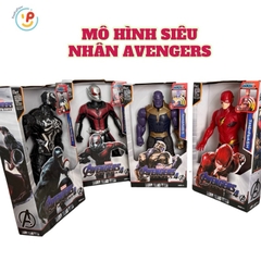Đồ chơi Peekabootoys mô hình siêu nhân Avengers nhiều mẫu dùng pin có âm thanh 1877