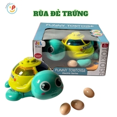 Đồ chơi hình chú rùa đẻ trứng có đèn và nhạc xoay vòng 0622 PeeKaPaw