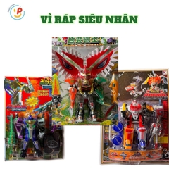 Vỉ lắp ráp robot Siêu Nhân Gao và nhiều mẫu Peekapaw Toys