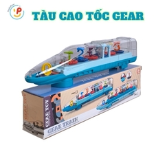 Tàu cao tốc Gear Train 22134 có đèn led đủ màu và âm thanh PeeKaPaw Toys
