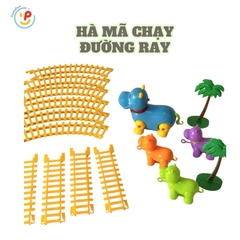 Hộp đồ chơi Đường Ray Xe Lửa hà mã 3327B PeeKaPaw Toys
