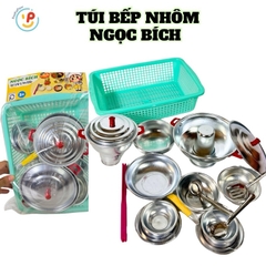 Đồ chơi nhà bếp lẩu cù lao bằng NHÔM 29cm hàng Việt Nam