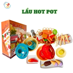 Bộ đồ chơi nấu ăn nồi lẩu buffet 90 chi tiết cho bé mô phỏng nhà hàng 20C2 PeeKaPaw Toys