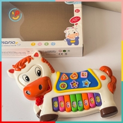 Đàn piano hình ngựa có âm thanh vui nhộn và nút chơi nhạc thông minh 5577 PeeKaPaw Toys