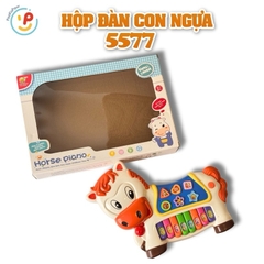 Đàn piano hình ngựa có âm thanh vui nhộn và nút chơi nhạc thông minh 5577 PeeKaPaw Toys