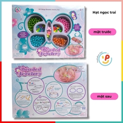 Hộp đồ chơi phụ kiện xâu hạt làm vòng tay dây chuyền cho bé 556 PeeKaPaw
