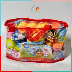 Túi ráp xếp hình robot biến hình xe RoboCar Poli 3620 đồ chơi trẻ em Peekaboo Toys