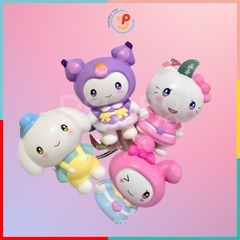 Đồ chơi peekabootoys thú bóp xả stress chất liệu dẻo mềm đàn hồi chậm mochi hình Kuromi Thỏ Ếch