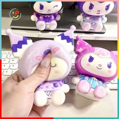 Đồ chơi peekabootoys thú bóp xả stress chất liệu dẻo mềm đàn hồi chậm mochi hình Kuromi Thỏ Ếch