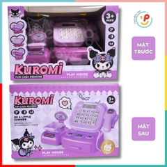 Đồ Chơi Siêu Thị Máy Tính Kuromi Màu Tím Cho Bé Có Âm Thanh 1111-179 Peekapaw Toys