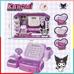 Đồ Chơi Siêu Thị Máy Tính Kuromi Màu Tím Cho Bé Có Âm Thanh 1111-179 Peekapaw Toys