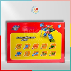 Đồ chơi lắp ráp xếp hình Robot bằng số từ 0 đến 9 188-37 PeeKaPaw Toys