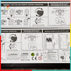 Xe tăng điều khiển từ xa xoay 360 độ J13 PeeKaPaw Toys