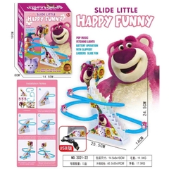 Đồ chơi cầu trượt leo thang có ĐÈN và NHẠC dây sạc USB PeeKaPaw