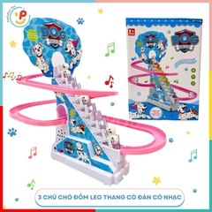 Đồ chơi cầu trượt leo thang có ĐÈN và NHẠC dây sạc USB PeeKaPaw