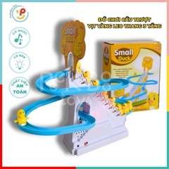 Đồ chơi cầu trượt leo thang có ĐÈN và NHẠC dây sạc USB PeeKaPaw