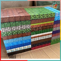 Đồ chơi Minecraft xếp hình khối nam châm 2cm trí tuệ cho bé PeeKaPaw Toys