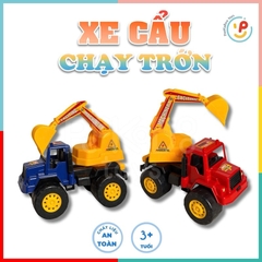 Đồ chơi xe cẩu công trình chạy trớn 42cm 665 Peekapaw Toys