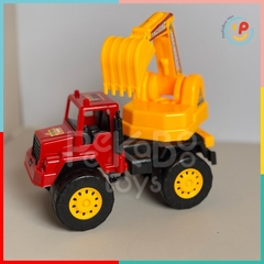 Đồ chơi xe cẩu công trình chạy trớn 42cm 665 Peekapaw Toys