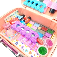 Đồ chơi Vali trang điểm Make Up Làm Nails có máy hơ nail cho bé 768-7 PeeKaPaw Toys