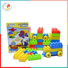 Đồ Chơi Xếp Hình Mầm Non 72 Chi Tiết Thần Đồng 81 Chi Tiết Giáo Dục SATO Hàng Việt Nam