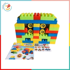 Đồ Chơi Xếp Hình Mầm Non 72 Chi Tiết Thần Đồng 81 Chi Tiết Giáo Dục SATO Hàng Việt Nam