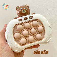 Đồ chơi máy bấm điện tử POP IT 200 level nhiều mẫu PeeKaPaw Toys