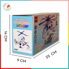 Máy bay trực thăng đồ chơi có đèn và âm thanh dùng pin 833-57 PeeKaPaw Toys