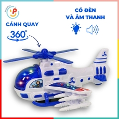 Máy bay trực thăng đồ chơi có đèn và âm thanh dùng pin 833-57 PeeKaPaw Toys