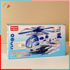 Máy bay trực thăng đồ chơi có đèn và âm thanh dùng pin 833-57 PeeKaPaw Toys