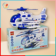 Máy bay trực thăng đồ chơi có đèn và âm thanh dùng pin 833-57 PeeKaPaw Toys